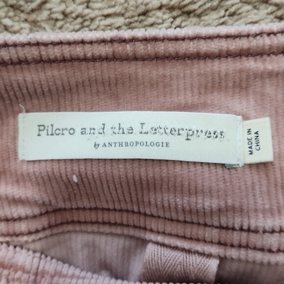 Pilcro and The Letterpress High Rise Trouser Bootcut Pants, Pink/Rose, 29 - Picture 10 of 12
